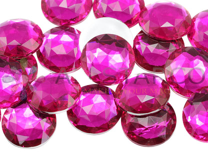 pink fuchsia magenta extra large huge big jumbo round circle flat back acrylic gems plastic rhinestones for craft gemstones body jewels face skin cabochons embellishments cosplay prop making jewelry making party diy crafts costume making scrapbooking high quality allstarco décor stones larp events film making card making crafting school kids fun creative crafting bling bedazzler bling phone cases laptop costume making garment