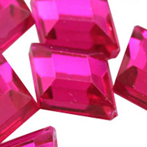 pink fuchsia magenta diamond flat back acrylic gems plastic rhombus rhinestones for craft gemstones body jewels face skin cabochons embellishments cosplay prop making jewelry making party diy crafts costume making scrapbooking high quality allstarco décor stones larp events film making