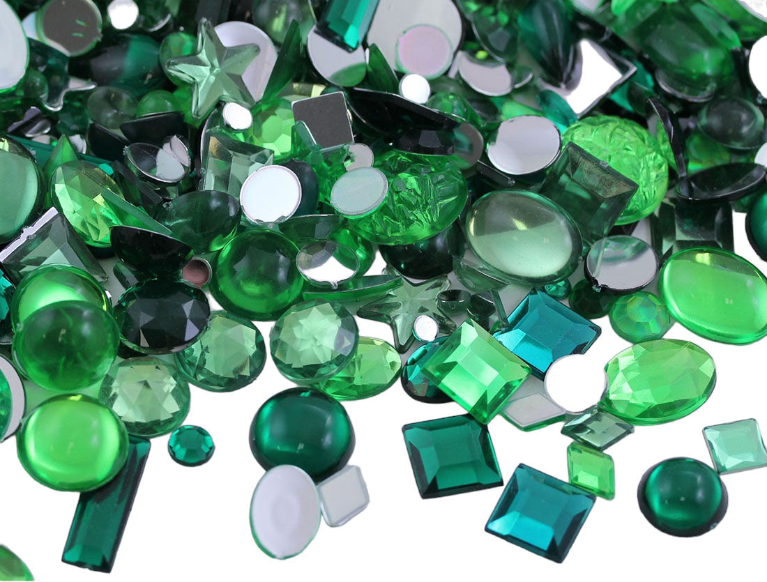 green emerald peridot mix craft gems in bulk wholesale shapes cabochon pearls flat back acrylic gems plastic rhinestones for craft gemstones body jewels face skin cabochons embellishments cosplay prop making jewelry making party diy crafts costume making scrapbooking high quality allstarco décor stones larp events film making card making crafting school kids fun creative