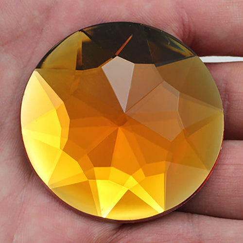 orange hyacinth extra large huge big jumbo round circle flat back acrylic gems plastic rhinestones for craft gemstones body jewels face skin cabochons embellishments cosplay prop making jewelry making party diy crafts costume making scrapbooking high quality allstarco décor stones larp events film making card making crafting school kids fun creative crafting bling bedazzler bling phone cases laptop costume making garment