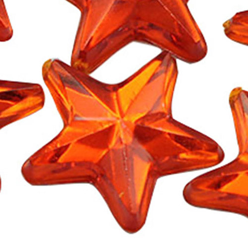 orange hyacinth star flat back acrylic gems plastic rhinestones for craft gemstones body jewels face skin cabochons embellishments cosplay prop making jewelry making party diy crafts costume making scrapbooking high quality allstarco décor stones larp events film making