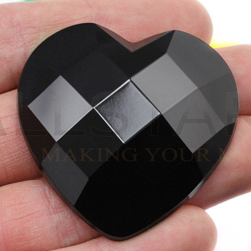 jet black heart love valentine's day gift girlfriend mom dad extra large huge big jumbo flat back acrylic gems plastic rhinestones for craft gemstones body jewels face skin cabochons embellishments cosplay prop making jewelry making party diy crafts costume making scrapbooking high quality allstarco décor stones larp events film making card making crafting school kids fun creative crafting bling bedazzler bling phone cases laptop costume making garment