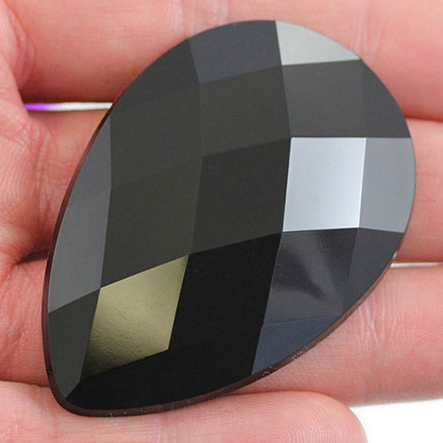 jet black teardrop tear drop pear extra large huge big jumbo flat back acrylic gems plastic rhinestones for craft gemstones body jewels face skin cabochons embellishments cosplay prop making jewelry making party diy crafts costume making scrapbooking high quality allstarco décor stones larp events film making card making crafting school kids fun creative crafting bling bedazzler bling phone cases laptop costume making garment