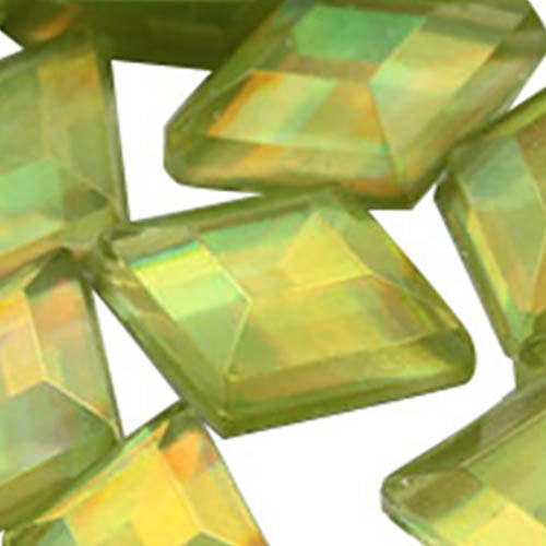 yellow jonquil ab diamond flat back acrylic gems plastic rhombus rhinestones for craft gemstones body jewels face skin cabochons embellishments cosplay prop making jewelry making party diy crafts costume making scrapbooking high quality allstarco décor stones larp events film making