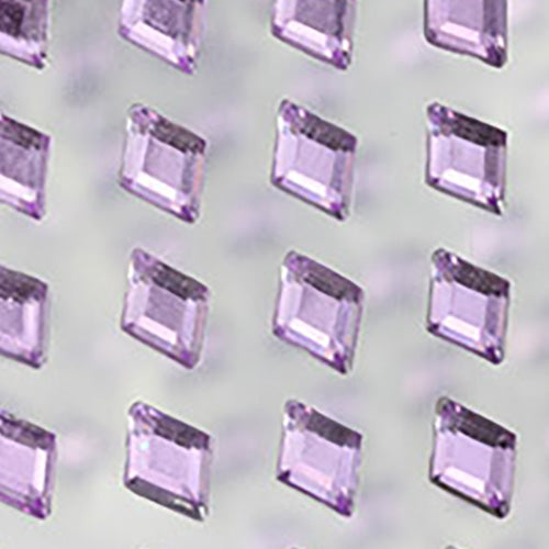 purple lilac diamond rhombus stick on gems self adhesive jewels lead free face stones party cosplay face gemstones rhinestones card making invitations body jewels skin phone craft embellishments with glue sparkle crafting scrapbooking diy peel and stick halloween birthday wedding shinny allstarco plastic sticky jewels stickon stick-on rhinestones