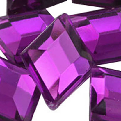 purple light amethyst diamond flat back acrylic gems plastic rhombus rhinestones for craft gemstones body jewels face skin cabochons embellishments cosplay prop making jewelry making party diy crafts costume making scrapbooking high quality allstarco décor stones larp events film making