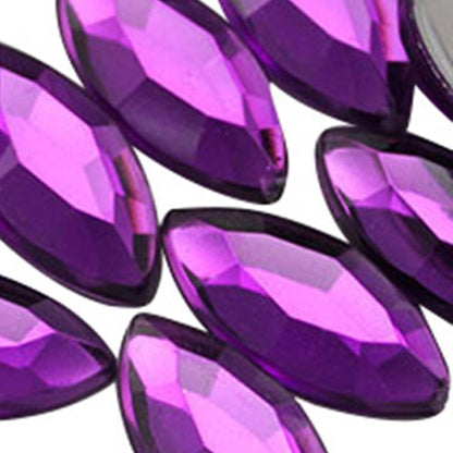 purple light amethyst navette flat back acrylic gems plastic marquise horse eye rhinestones for craft gemstones body jewels face skin cabochons embellishments cosplay prop making jewelry making party diy crafts costume making scrapbooking high quality allstarco décor stones larp events film making