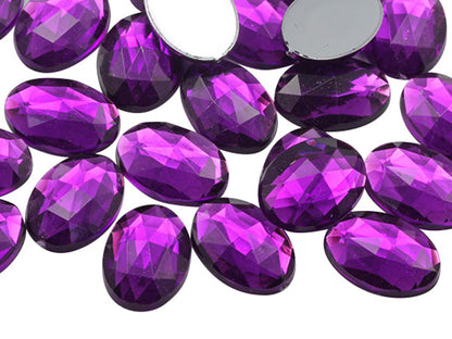 purple amethyst light oval flat back acrylic gems plastic rhinestones for craft gemstones body jewels face skin cabochons embellishments cosplay prop making jewelry making party diy crafts costume making scrapbooking high quality allstarco décor stones larp events film making card making crafting school kids fun creative