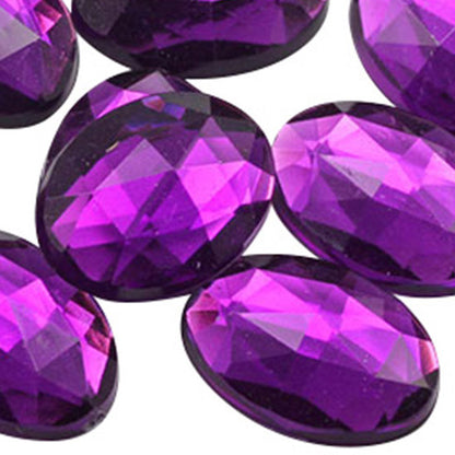 purple amethyst light oval flat back acrylic gems plastic rhinestones for craft gemstones body jewels face skin cabochons embellishments cosplay prop making jewelry making party diy crafts costume making scrapbooking high quality allstarco décor stones larp events film making card making crafting school kids fun creative