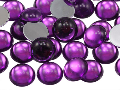 purple amethyst light round circle cabochon pearls flat back acrylic gems plastic rhinestones for craft gemstones body jewels face skin cabochons embellishments cosplay prop making jewelry making party diy crafts costume making scrapbooking high quality allstarco décor stones larp events film making card making crafting school kids fun creative