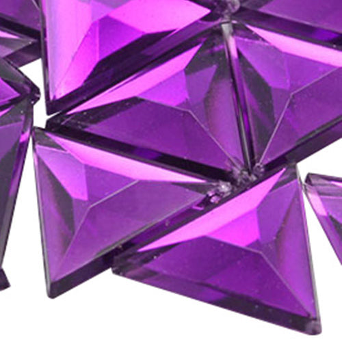 purple amethyst light triangle flat back acrylic gems plastic rhinestones for craft gemstones body jewels face skin cabochons embellishments cosplay prop making jewelry making party diy crafts costume making scrapbooking high quality allstarco décor stones larp events film making