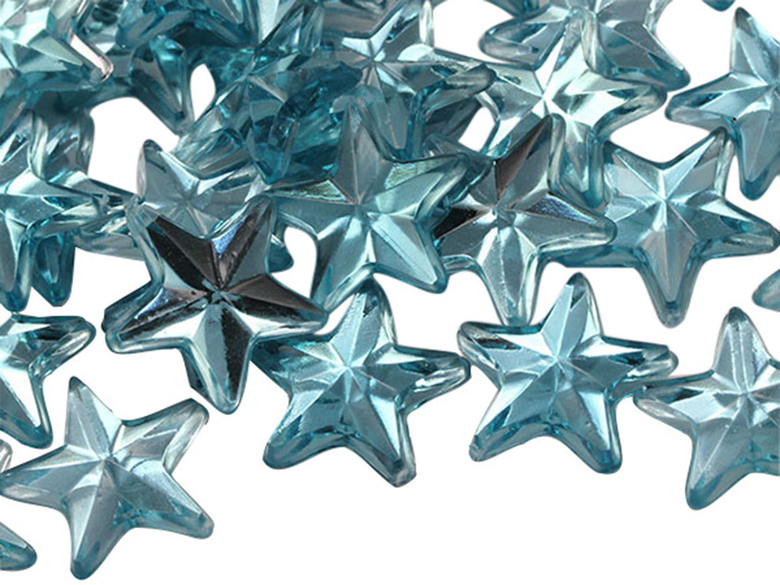 blue light aqua aquamarine star flat back acrylic gems plastic rhinestones for craft gemstones body jewels face skin cabochons embellishments cosplay prop making jewelry making party diy crafts costume making scrapbooking high quality allstarco décor stones larp events film making