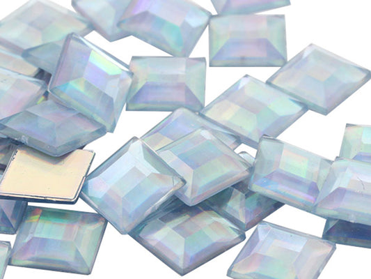 blue light sapphire ab square flat back acrylic gems plastic rhinestones for craft gemstones body jewels face skin cabochons embellishments cosplay prop making jewelry making party diy crafts costume making scrapbooking high quality allstarco décor stones larp events film making