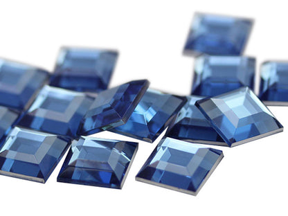 blue light sapphire square flat back acrylic gems plastic rhinestones for craft gemstones body jewels face skin cabochons embellishments cosplay prop making jewelry making party diy crafts costume making scrapbooking high quality allstarco décor stones larp events film making