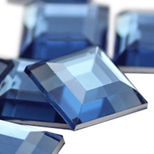 blue light sapphire square flat back acrylic gems plastic rhinestones for craft gemstones body jewels face skin cabochons embellishments cosplay prop making jewelry making party diy crafts costume making scrapbooking high quality allstarco décor stones larp events film making