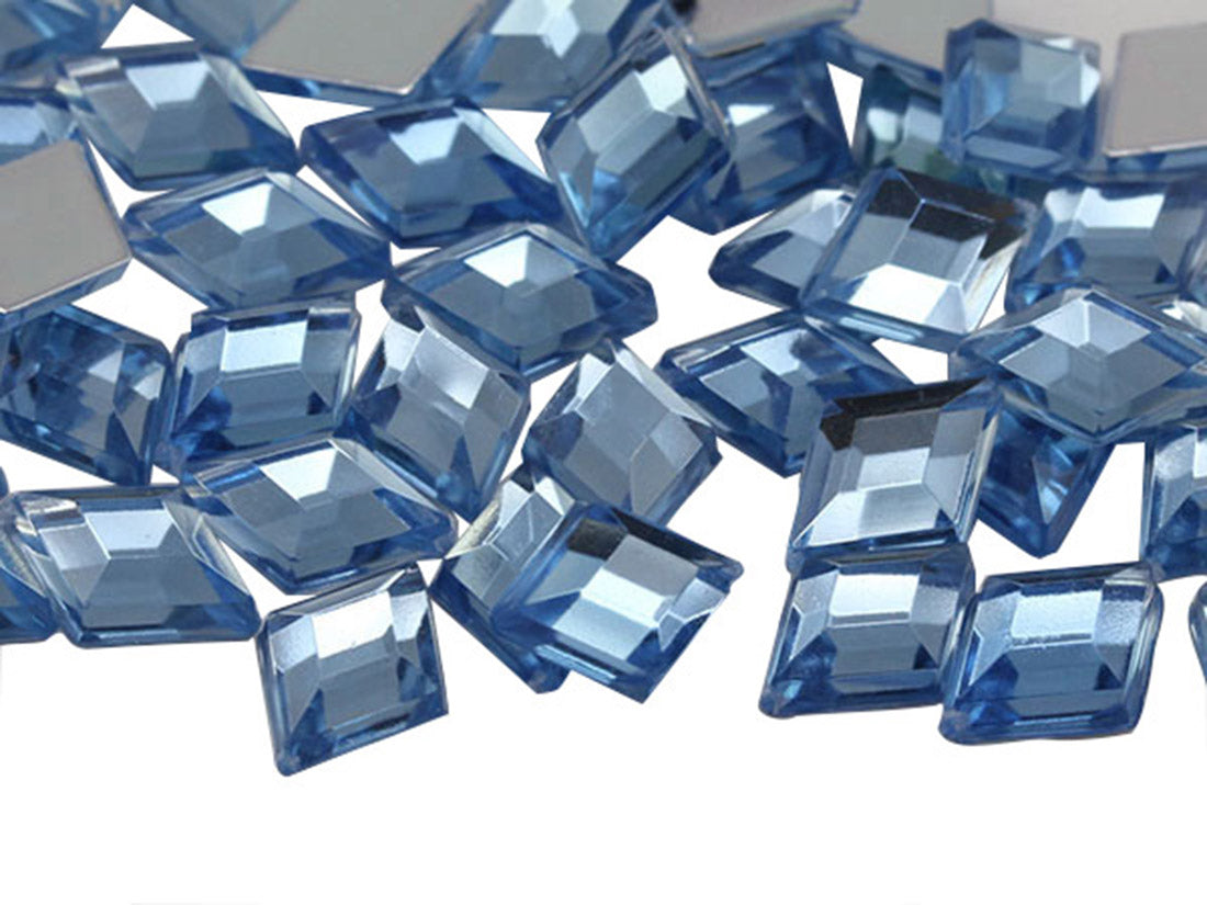 light blue sapphire diamond flat back acrylic gems plastic rhombus rhinestones for craft gemstones body jewels face skin cabochons embellishments cosplay prop making jewelry making party diy crafts costume making scrapbooking high quality allstarco décor stones larp events film making