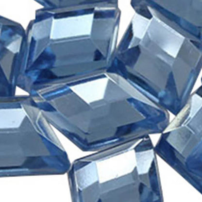 light blue sapphire diamond flat back acrylic gems plastic rhombus rhinestones for craft gemstones body jewels face skin cabochons embellishments cosplay prop making jewelry making party diy crafts costume making scrapbooking high quality allstarco décor stones larp events film making