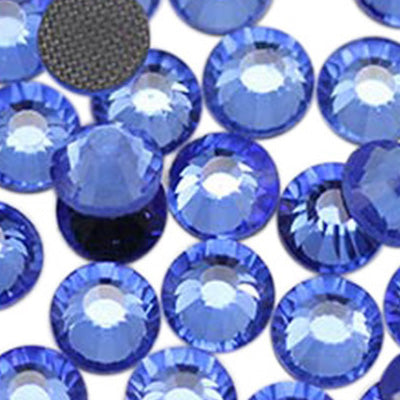 blue light sapphire hotfix rhinestones heat set glass gems iron on nail art jewels garment embellishments hot glue décor gems hot fix stones for diy crafts clothing design allstarco