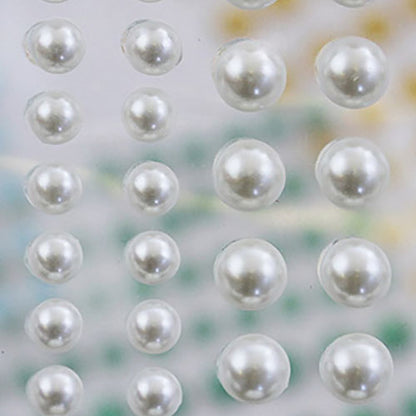 pearl beige half dome 3 sizes 4mm 6mm 8mm round sticky rhinestones stick on gems self adhesive jewels lead free  face stones party cosplay face gemstones rhinestones card making invitations body jewels skin phone craft embellishments with glue sparkle crafting scrapbooking diy peel and stick halloween birthday wedding shinny allstarco plastic sticky back jewels stickon stick-on rave jewels diy flat back