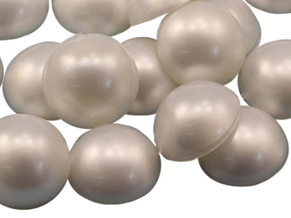 Pearl Flat Back Round Cabochons