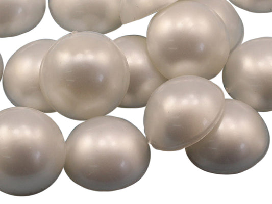 Pearl Flat Back Round Cabochons