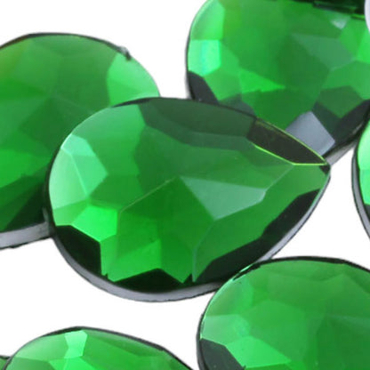 green peridot teardrop flat back acrylic gems pear tear drop plastic rhinestones for craft gemstones body jewels face skin cabochons embellishments cosplay prop making jewelry making party diy crafts costume making scrapbooking high quality allstarco décor stones larp events film making