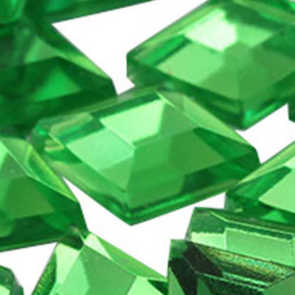 green peridot diamond flat back acrylic gems plastic rhombus rhinestones for craft gemstones body jewels face skin cabochons embellishments cosplay prop making jewelry making party diy crafts costume making scrapbooking high quality allstarco décor stones larp events film making