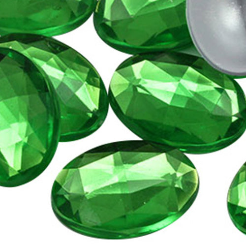 green peridot oval flat back acrylic gems plastic rhinestones for craft gemstones body jewels face skin cabochons embellishments cosplay prop making jewelry making party diy crafts costume making scrapbooking high quality allstarco décor stones larp events film making card making crafting school kids fun creative