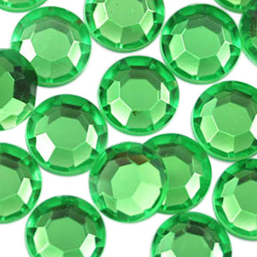 green peridot round circle flat back acrylic gems plastic rhinestones for craft gemstones body jewels face skin cabochons embellishments cosplay prop making jewelry making party diy crafts costume making scrapbooking high quality allstarco décor stones larp events film making card making crafting school kids fun creative