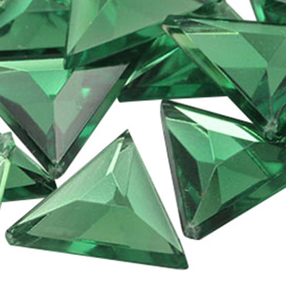 green peridot triangle flat back acrylic gems plastic rhinestones for craft gemstones body jewels face skin cabochons embellishments cosplay prop making jewelry making party diy crafts costume making scrapbooking high quality allstarco décor stones larp events film making