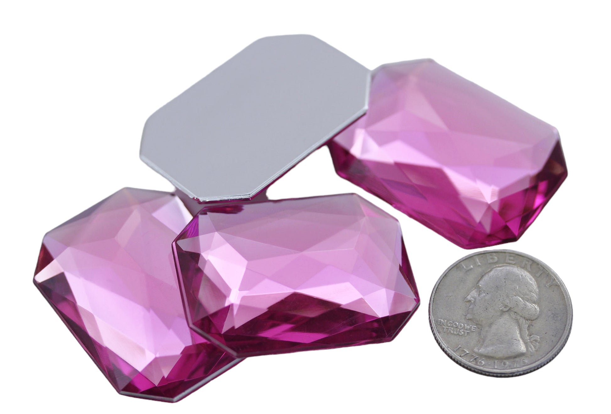pink light rose extra large octagon flat back huge giant jumbo acrylic gems plastic rhinestones for craft gemstones body jewels face skin cabochons embellishments cosplay prop making jewelry making party diy crafts costume making scrapbooking high quality allstarco décor stones larp events film making
