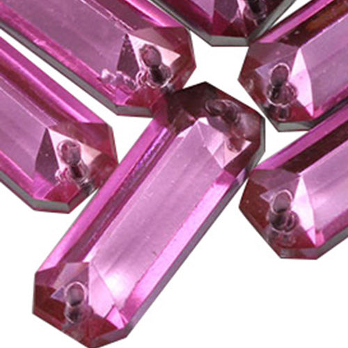 light pink rose baguette rectangle rectangular flat back sew on sewing beads craft gems plastic rhinestones acrylic gemstones jewels with holes for clothing embellishments costume making cosplay diy garment prop making dress jewels for fabric crystals allstarco
