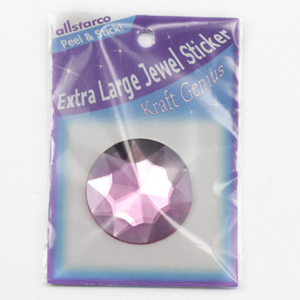 pink rose extra large stick on round gems plastic sticky jewels self adhesive circle rhinestones big gemstones huge stones acrylic cabochons for cosplay prop making steven universe diy craft furniture embellishments display merchandising windows décor walls theater decoration film making lead free with glue peel and stick stickon allstarco