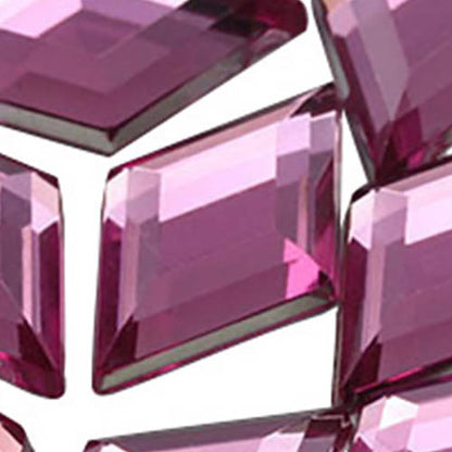 pink rose light diamond flat back acrylic gems plastic rhombus rhinestones for craft gemstones body jewels face skin cabochons embellishments cosplay prop making jewelry making party diy crafts costume making scrapbooking high quality allstarco décor stones larp events film making