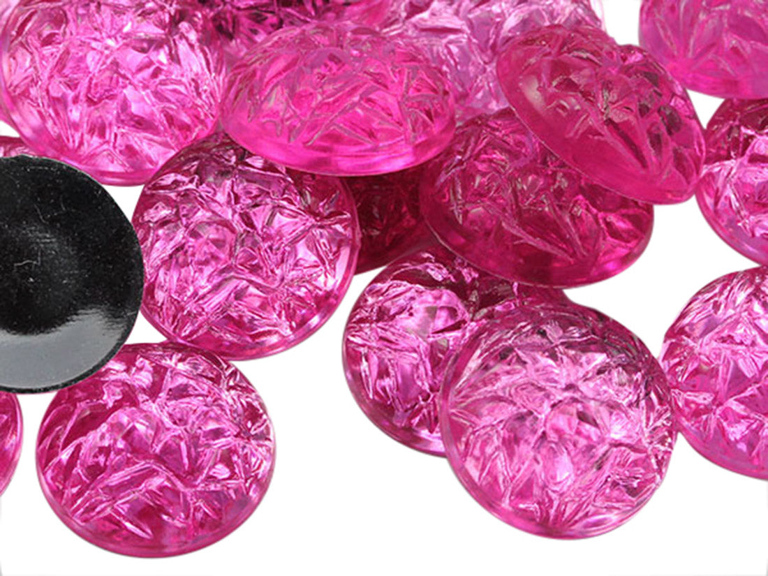 pink hot baroque broken round circle cabochons flat back acrylic gems plastic rhinestones for craft gemstones body jewels face skin cabochons embellishments cosplay prop making jewelry making party diy crafts costume making scrapbooking high quality allstarco décor stones larp events film making card making crafting school kids fun creative