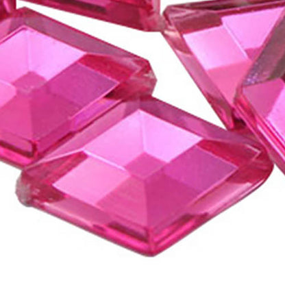 pink hot diamond flat back acrylic gems plastic rhombus rhinestones for craft gemstones body jewels face skin cabochons embellishments cosplay prop making jewelry making party diy crafts costume making scrapbooking high quality allstarco décor stones larp events film making