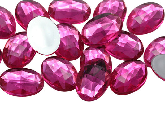 pink hot oval flat back acrylic gems plastic rhinestones for craft gemstones body jewels face skin cabochons embellishments cosplay prop making jewelry making party diy crafts costume making scrapbooking high quality allstarco décor stones larp events film making card making crafting school kids fun creative