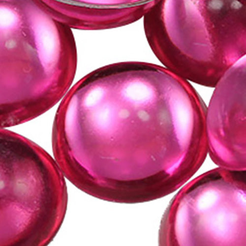 pink hot round circle cabochon pearls flat back acrylic gems plastic rhinestones for craft gemstones body jewels face skin cabochons embellishments cosplay prop making jewelry making party diy crafts costume making scrapbooking high quality allstarco décor stones larp events film making card making crafting school kids fun creative