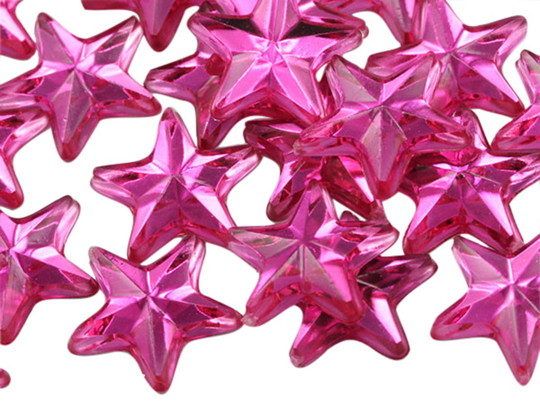 pink hot star flat back acrylic gems plastic rhinestones for craft gemstones body jewels face skin cabochons embellishments cosplay prop making jewelry making party diy crafts costume making scrapbooking high quality allstarco décor stones larp events film making