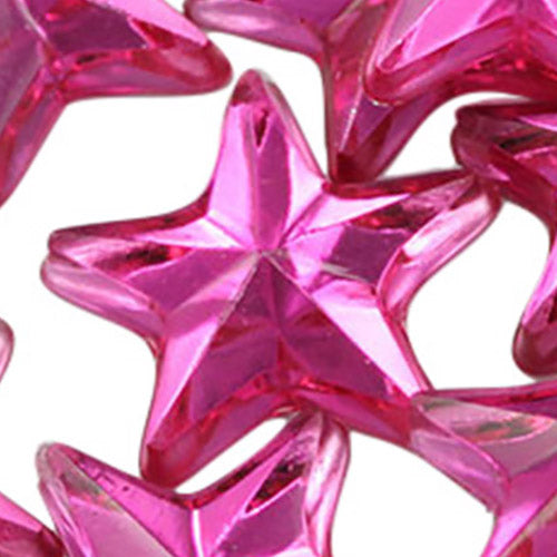 pink hot star flat back acrylic gems plastic rhinestones for craft gemstones body jewels face skin cabochons embellishments cosplay prop making jewelry making party diy crafts costume making scrapbooking high quality allstarco décor stones larp events film making