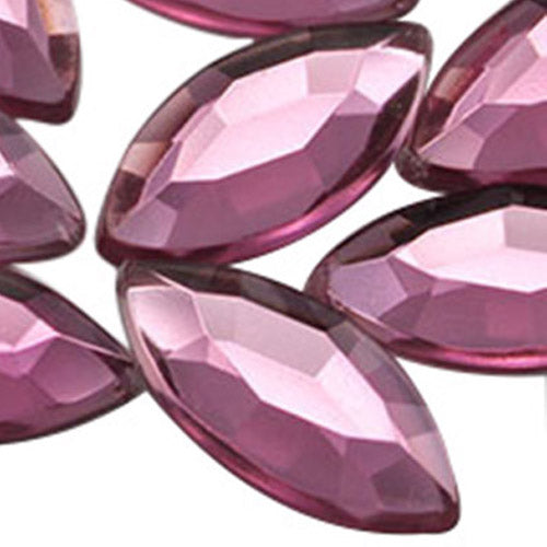 pink light rose navette flat back acrylic gems plastic marquise horse eye rhinestones for craft gemstones body jewels face skin cabochons embellishments cosplay prop making jewelry making party diy crafts costume making scrapbooking high quality allstarco décor stones larp events film making