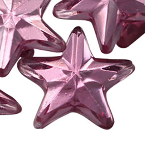 pink light rose star flat back acrylic gems plastic rhinestones for craft gemstones body jewels face skin cabochons embellishments cosplay prop making jewelry making party diy crafts costume making scrapbooking high quality allstarco décor stones larp events film making