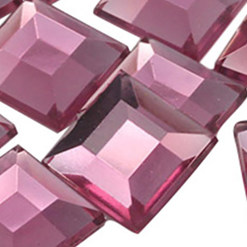 pink light rose square flat back acrylic gems plastic rhinestones for craft gemstones body jewels face skin cabochons embellishments cosplay prop making jewelry making party diy crafts costume making scrapbooking high quality allstarco décor stones larp events film making