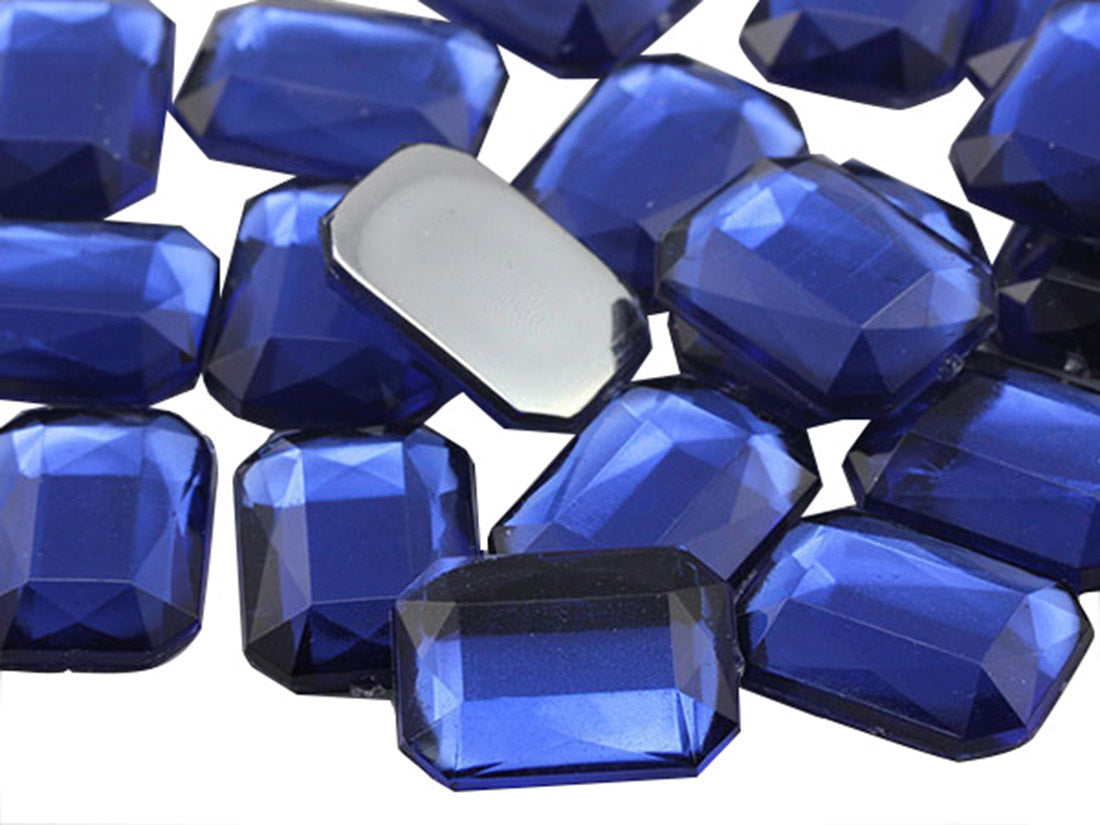 royal blue octagon flat back acrylic gems plastic rhinestones for craft gemstones body jewels face skin cabochons embellishments cosplay prop making jewelry making party diy crafts costume making scrapbooking high quality allstarco décor stones larp events film making