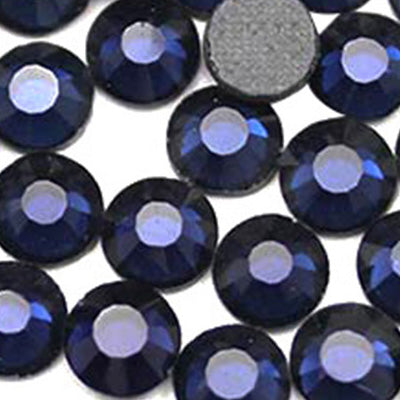 royal blue montana dark hotfix rhinestones heat set glass gems iron on nail art jewels garment embellishments hot glue décor gems hot fix stones for diy crafts clothing design allstarco