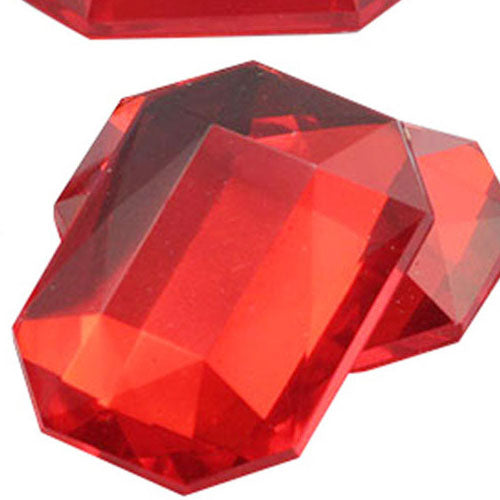 red light siam ruby octagon flat back acrylic gems plastic rhinestones for craft gemstones body jewels face skin cabochons embellishments cosplay prop making jewelry making party diy crafts costume making scrapbooking high quality allstarco décor stones larp events film making