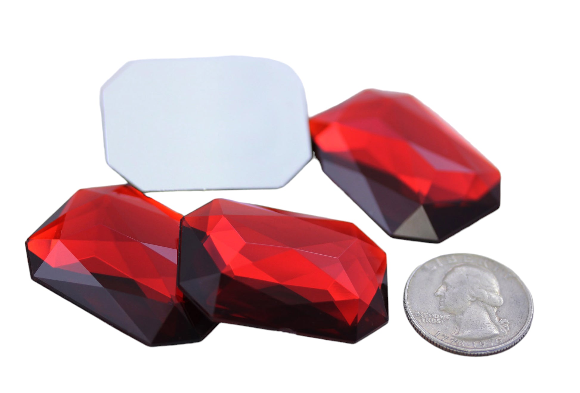 red dark ruby garnet extra large octagon flat back huge giant jumbo acrylic gems plastic rhinestones for craft gemstones body jewels face skin cabochons embellishments cosplay prop making jewelry making party diy crafts costume making scrapbooking high quality allstarco décor stones larp events film making