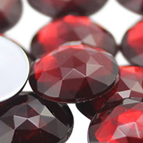 red ruby dark garnet round circle flat back acrylic gems plastic rhinestones for craft gemstones body jewels face skin cabochons embellishments cosplay prop making jewelry making party diy crafts costume making scrapbooking high quality allstarco décor stones larp events film making card making crafting school kids fun creative crafting bling bedazzler bling phone cases laptop costume making garment