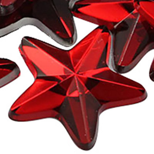 red ruby star flat back acrylic gems plastic rhinestones for craft gemstones body jewels face skin cabochons embellishments cosplay prop making jewelry making party diy crafts costume making scrapbooking high quality allstarco décor stones larp events film making