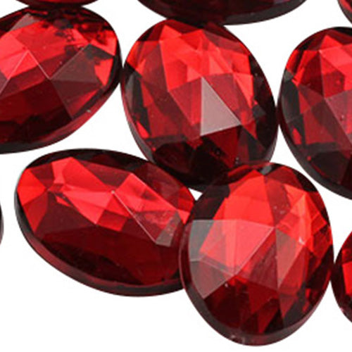 red ruby oval flat back acrylic gems plastic rhinestones for craft gemstones body jewels face skin cabochons embellishments cosplay prop making jewelry making party diy crafts costume making scrapbooking high quality allstarco décor stones larp events film making card making crafting school kids fun creative